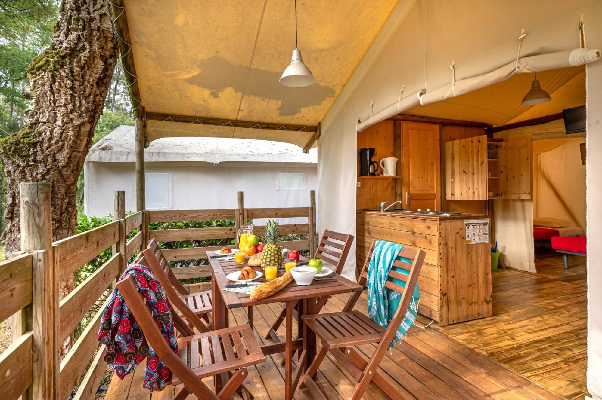 Camping-Village Vacances Les Deux Etangs Seignosse Exteriér fotografie