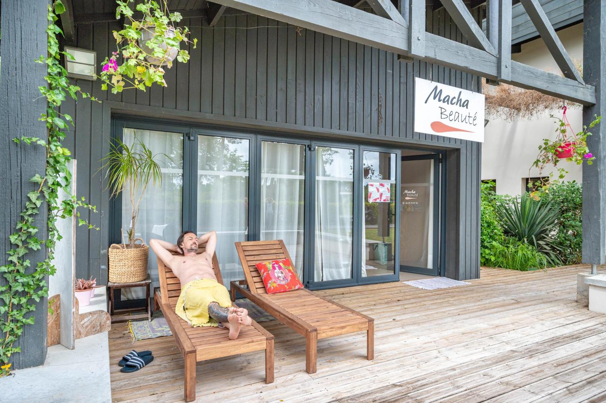 Camping-Village Vacances Les Deux Etangs Seignosse Exteriér fotografie